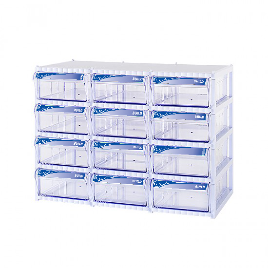 Tủ đựng linh kiện 12 ngăn - Multibox GV 507