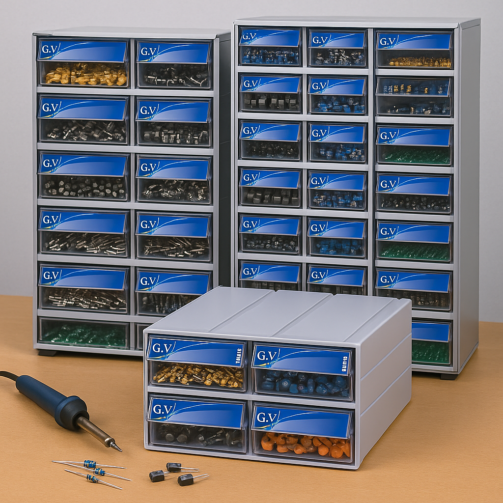 Tủ đa năng đựng linh kiện hiệu quả