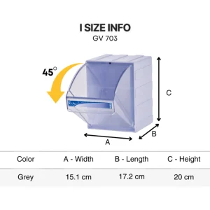 Hộp đựng linh kiện lắp ghép - Multibox GV 703
